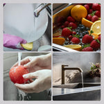 Universal 3 in 1 Kitchen Sink Drain Strainer with Sink Stopper, Chrome Stainless
