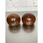 Vintage California Redwood Wood Salt & Pepper Shakers