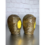 Vintage Treasure Craft Big Eye Owls Salt & Pepper Shakers
