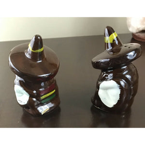 Vintage Mexican Siesta w/Sombrero's Salt & Pepper Shakers
