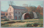 Wayside Inn, Grist Mill, South Sunbury, Massachusetts, Vintage Post Card.