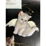 Bradford Editions Purr-fect Little Angels Ornaments (3) Tiger, Socks & Snowy