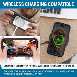 iPhone 15 Case, IP68 Full-Body Rugged Waterproof Shockproof Protective,6H Screen