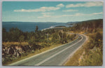 Route 4, Nova Scotia, Vintage Post Card.