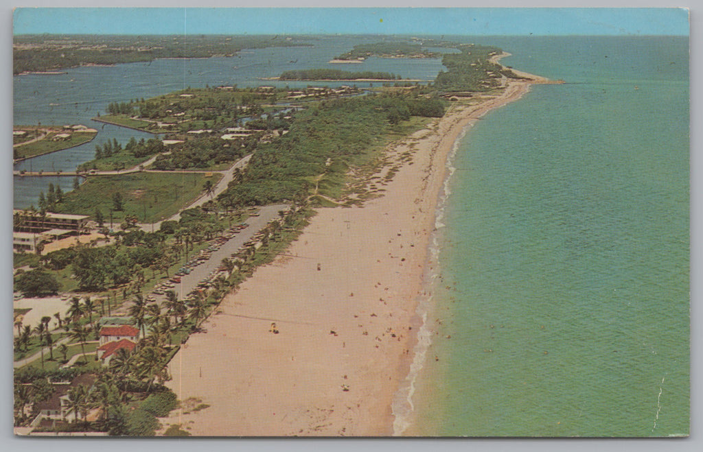 Summer Day At Boynton Beach, Florida, USA, Vintage Post Card