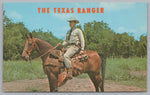 The Texas Ranger, Horseback, Vintage Post Card.