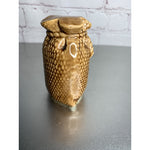 Vintage Ceramic Burlap Sack O’ Salt Shaker Country Farm Rustic Replacement