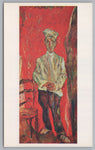 Oil Canvas, The Little Pastry Cook, Vintage Post Card.