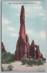 The Garden Of The Gods Rock Formation, Rocky Mountains, USA, Vintage Post Card