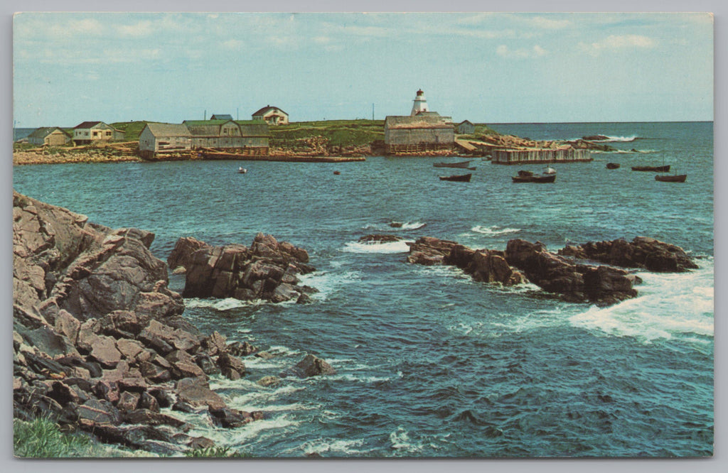 Neils Harbor, Cabot Trail, Fishing Villages, Cape Breton, Nova Scotia, Vintage Post Card