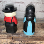 Vintage Old Amish Couple Salt & Pepper Shakers