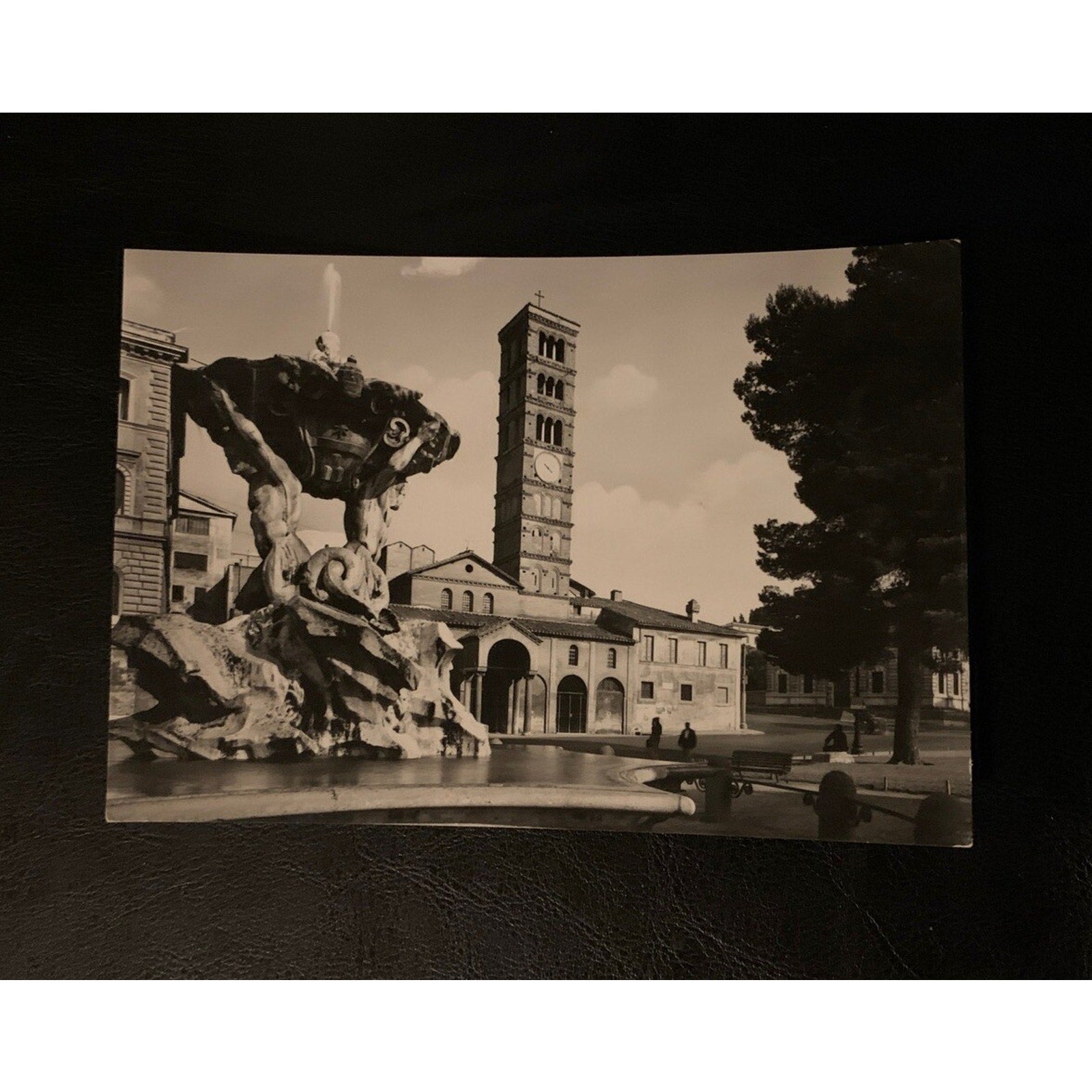 Roma St. Mary Cosmedin Rome Italy RPPC Vintage Postcard