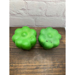 Vintage Bell Peppers Salt & Pepper Shakers, Green, Red, Japan -Lot of 3 Sets