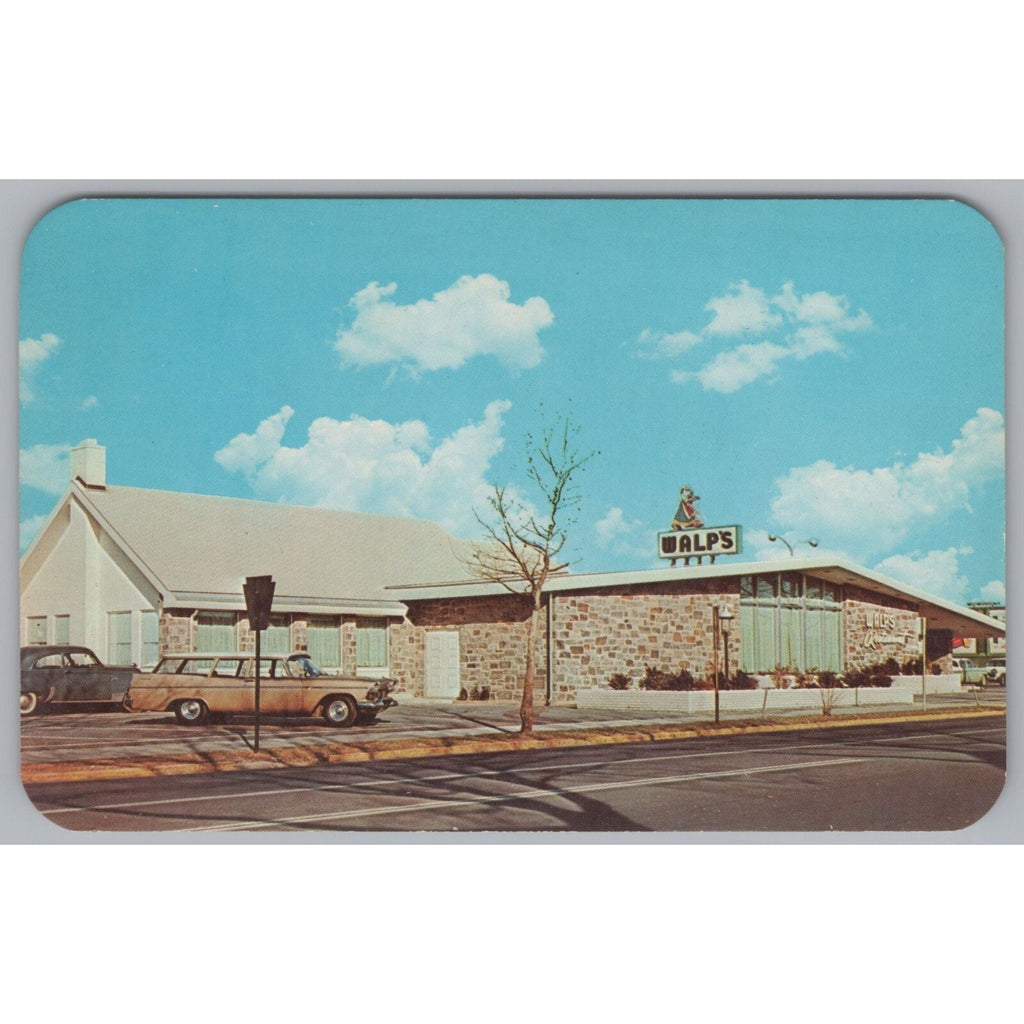 Walp’s Restaurant And Motel, Allentown, Pennsylvania, Vintage Post Card.
