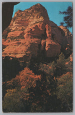 Red Rock Pinnacles, Oak Creek Canyon, Arizona, USA, Vintage Post Card