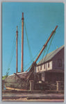 Booth Tarkington Schooner, Kennebunkport, Maine, Vintage Post Card.