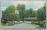 Treetop Motel And Restaurant In The Golden Triangle, Vintage Post Card