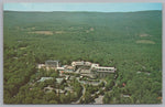 Aerial View Of Buck Hill Inn And Golf Club, Buck Hill, Pennsylvania, Vintage Post Card.
