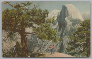 Half Dome Glacier, Yosemite National Park, California, VTG PC.