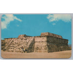 Ruins De Xochicalco, Mexico, Vintage Post Card.