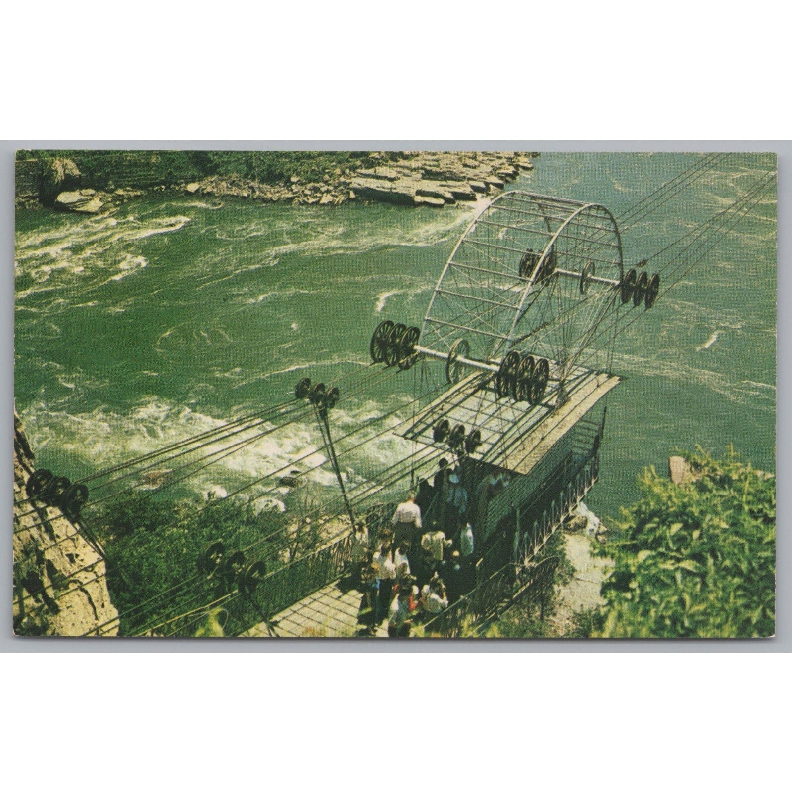 Spanish Aerial Car, Niagara Falls, Canada, Vintage Post Card.