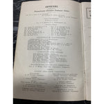 1912 Pennsylvania State Christian Endeavor Union Convent Booklet Wilkes-Barre PA