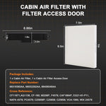 Cabin Air Filter & Filter Access Door Kit Part # 68318365AA, 68052292AA