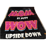 Throw Blanket "Mom is Wow Upside Down" 50" x 70" Blanket, Gift for Mom!