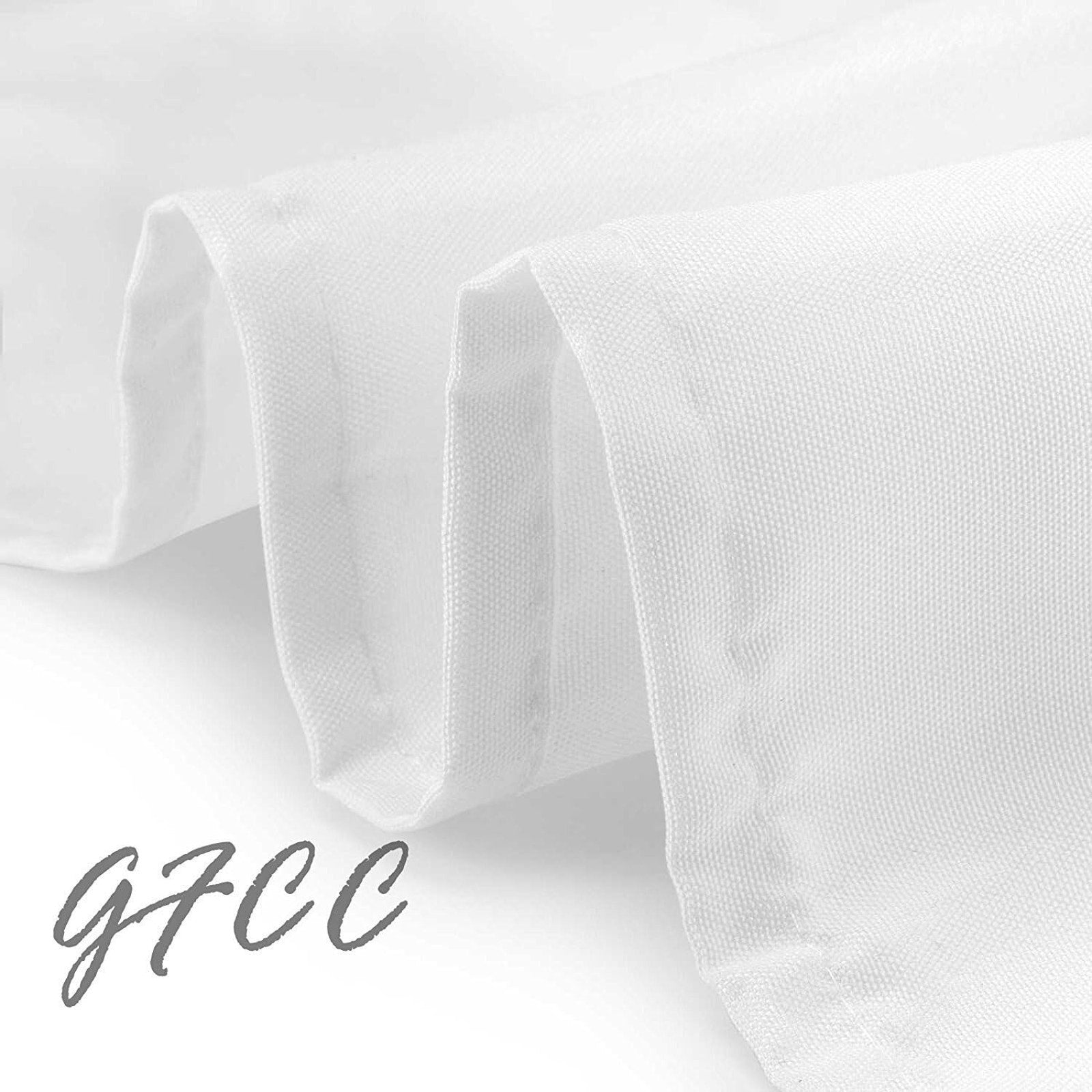 Seamless Deep Yellow Square Polyester Tablecloth 54" x 54" Table Cover-2 Pack
