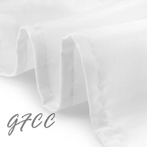 Seamless Deep Yellow Square Polyester Tablecloth 54" x 54" Table Cover-2 Pack