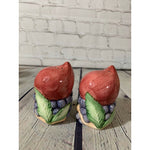 Vintage Glazed Ceramic Fruit Cluster Salt & Pepper Shakers -Japan
