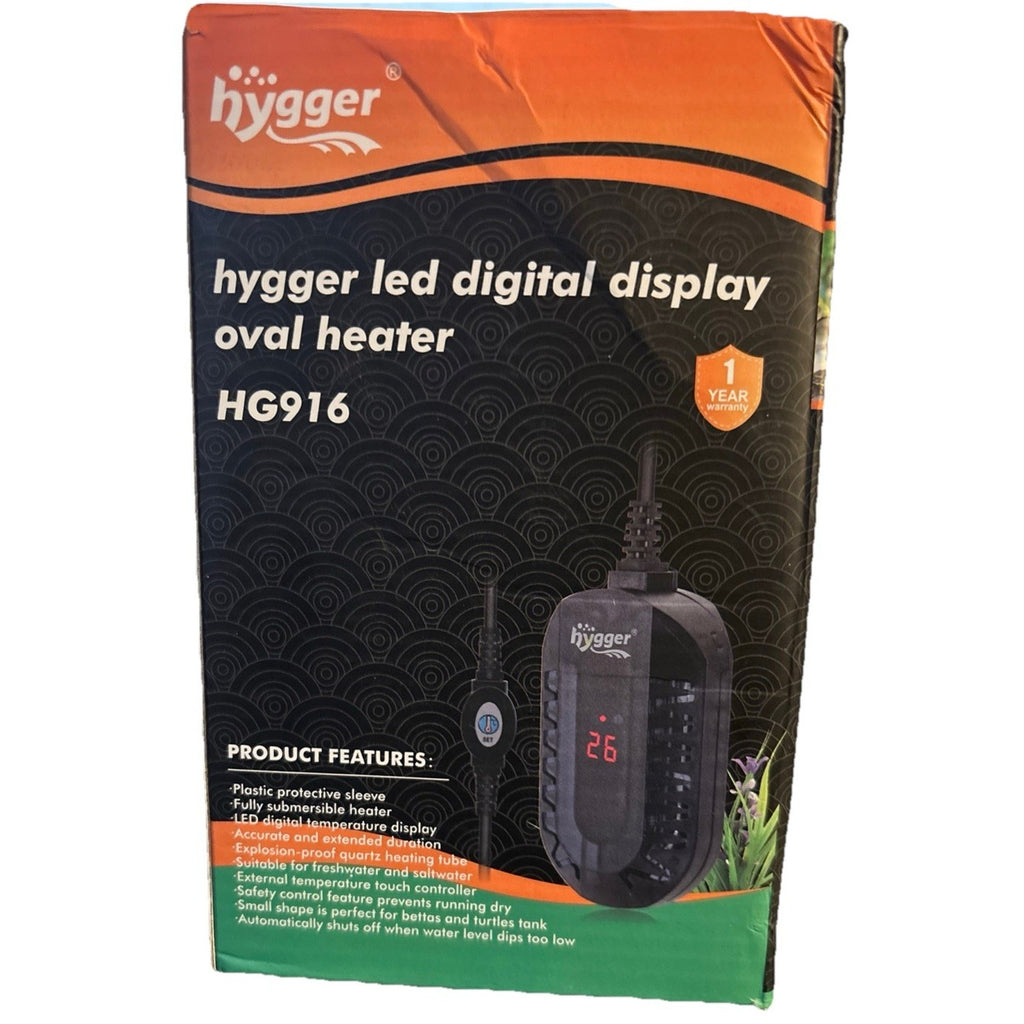 Hygger Mini Glass Aquarium Heater Adjustable LED Digital Temperature Display…