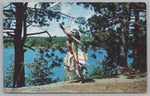 Indian Chief Preforming Indian Tribal Dance, Vintage Post Card