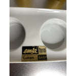 Vintage MCM Plastic Salt & Pepper Shakers Mustard Yellow Luran W. Germany