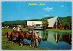 Frontier Town, Adirondacks Mountains, USA, Vintage Post Card