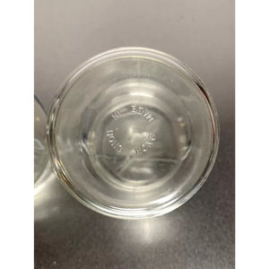 Vintage Wire Bale Clear Plastic Canister Salt & Pepper Shakers Hong Kong