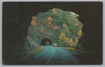 Blue Ridge Parkway, Double Tunnels, Western North Carolina, USA, Vintage Post Card