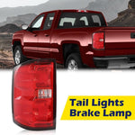 Tail Light Lamp Compatible W/ 2016-2019 Chevy Silverado, GMC Sierra, Left Rear