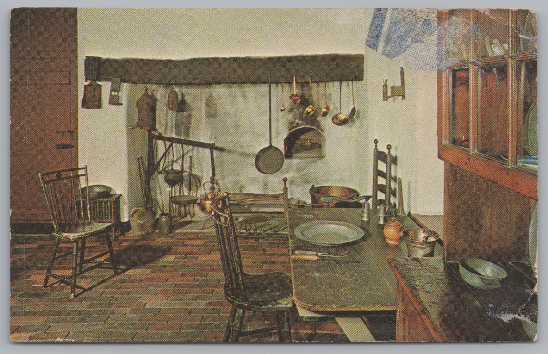 The Kitchen In Washington's Headquarters, Valley Forge, Pennsylvania, Vintage PC