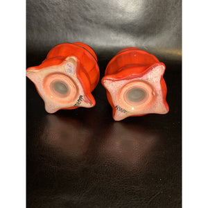 Vintage Kentucky Pot Belly Stove Wood Stove Salt & Pepper Shakers Japan