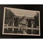 Vintage Schloss Sanssouci Die Terrassen Germany Black & White RPPC