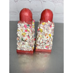 Vintage Florida Shells Salt & Pepper Shaker Souvenir Collectible Plastic