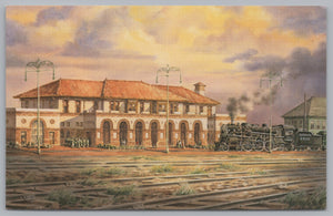 Railroad And Heritage Museum, Temple, Texas, Vintage Post Card.