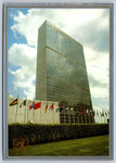 Untied Nations Headquarters, New York, Vintage Post Card