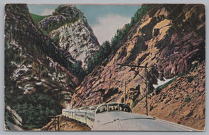 The Diesel Powered, Stainless Steel, California Zephyr, Vintage Post Card.