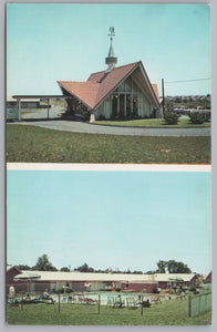 Howards Johnsons Motor Lodge, Route 22, Bethlehem, Pennsylvania, Vintage Post Card.