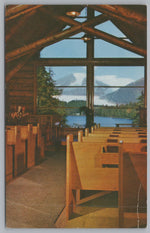 Worlds Famous Chapel By The Lake, Juneau, Alaska, Vintage Post Card.