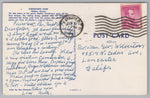 Eisenhower Home, Abilene, Kansas, USA, Vintage Post Card