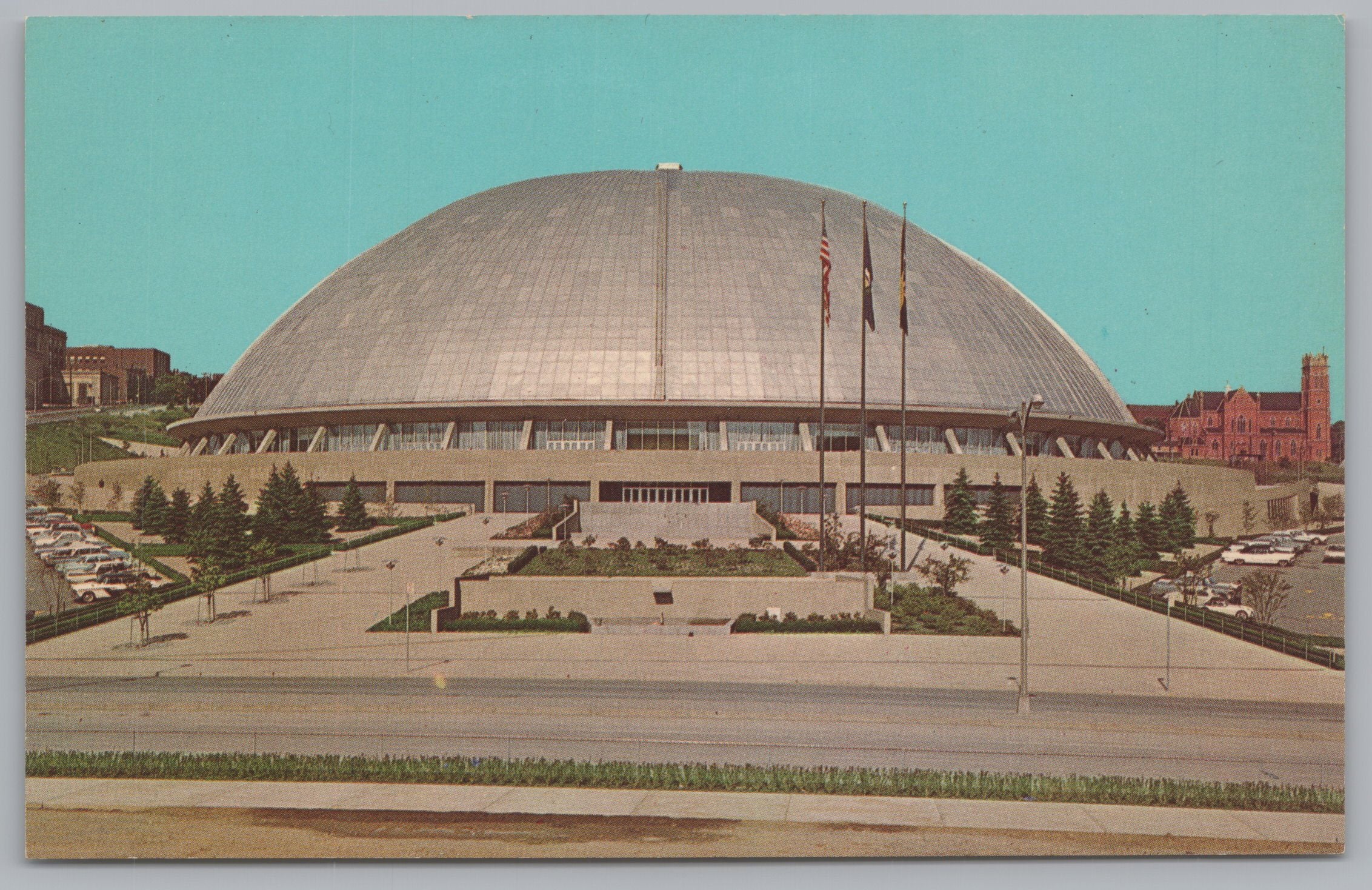 Pittsburgh New Civic Auditorium, Pennsylvania, Vintage Post Card.