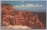 Aqua Point, Bryce Canyon National Park, Utah, USA, Vintage Post Card.